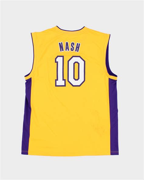 NBA x Los Angeles Lakers Steve Nash #10 Basketball Jersey - L – Rokit
