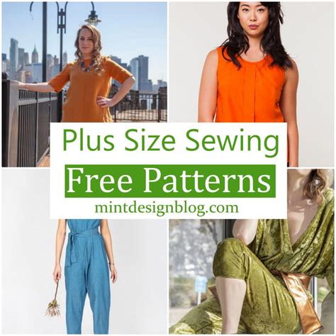 19 Plus Size Sewing Patterns For Beginners - Mint Design Blog