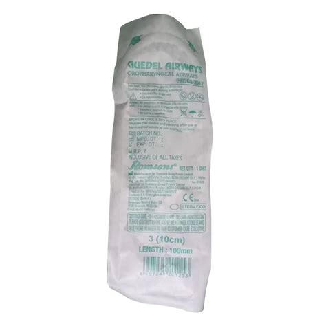 Romsons Airways Guedel Size 3 | Uses, Side Effects, Price | Apollo Pharmacy