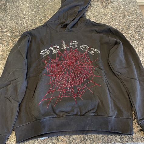 Black & Red Spider Hoodie - Streetwear Designer... - Depop