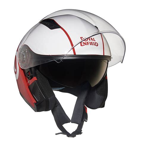 Royal Enfield Lightwing Matt Red White Helmet– Moto Central