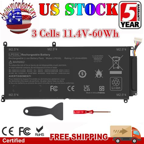 LP03XL Battery for HP Envy 15-AE 15-AH 14-J | Ubuy India
