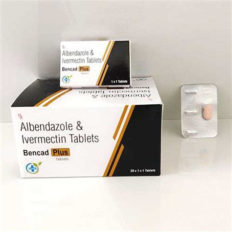Bencad Plus - Albendazole & Ivermectin Tablets - Caddix Healthcare
