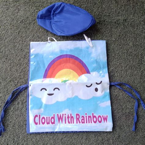 Cloud with Rainbow Costume Cutout Free size for kids – Sarvda
