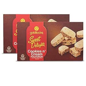 Goldilocks Sweet Delights Cookies n Cream 10.60oz (300g) 2 Pack ...