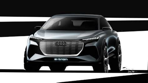 2019 Geneva Motor Show: Audi Q4 e-tron concept sketches unveiled ...