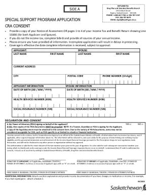 2020-2026 Form Canada Saskatchewan Special Support Program Application ...
