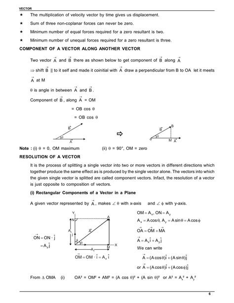 Vector Physics Notes Class 11 - IIT JEE , NEET - eSaral