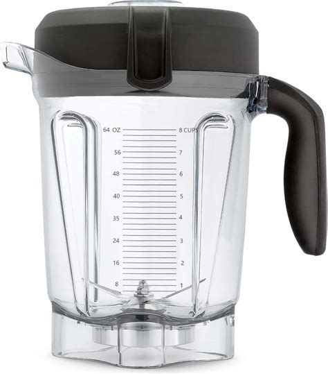 64 OZ Low Profile Container for Vitamix 5300 7500 Blender Pitcher Cup ...
