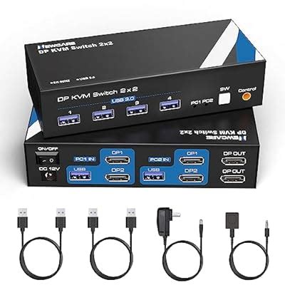KVM Switch Displayport 8K 60Hz, NEWCARE Displayport India | Ubuy