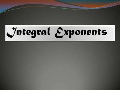 Image result for Solving with Integr Exponents