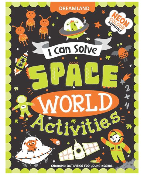 Space World Activities - I Can Solve Activity Book for Kids Age 4- 8 Y ...