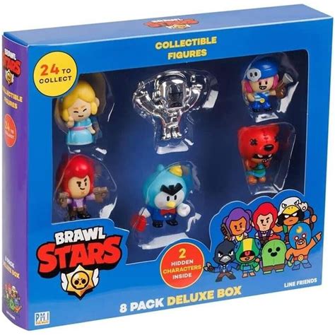 Brawl Stars Figures 8Pk Rosa Chrome Frank Mr. P Leon | Ubuy India