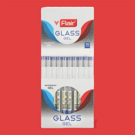 Flair Glass Gel Pen Set Of 10 Pens