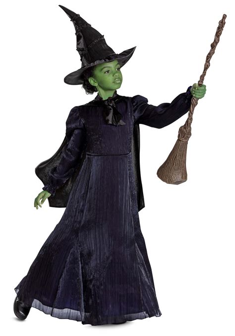 Prestige Wicked Girl's Elphaba Costume | Wicked Costumes