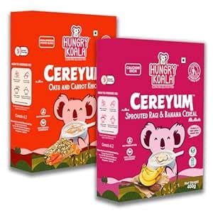 HUNGRY KOALA Cereal Made With Natural Ingridients Oats Carrot Ragi ...