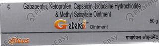 Gabapax Tube Of 50gm Ointment: Uses, Side Effects, Price & Dosage ...