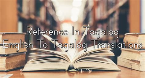 Image result for Reference Meaning in Tagalog