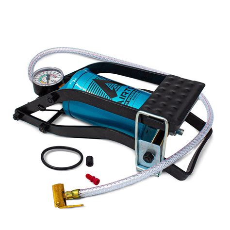 Airton King Foot Pump, Tyre Inflator with Pressure Gauge Cylinder ...