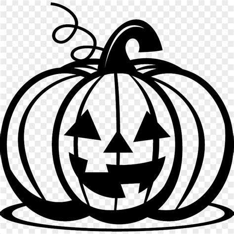 Halloween Outline Black Pumpkin PNG | Citypng