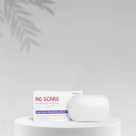 No Scars Skin Brightening Soap with Glutathione, Kojic Acid, Alpha Arb ...