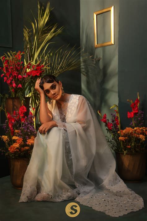 Buy Embroidered Organza Sarees Online | Singhania's