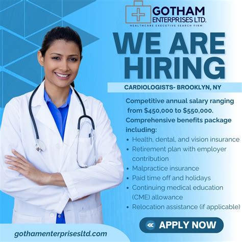 Gotham Enterprises Ltd on LinkedIn: #cardiologist #healthcarejobs #brooklynjobs #cardiology # ...