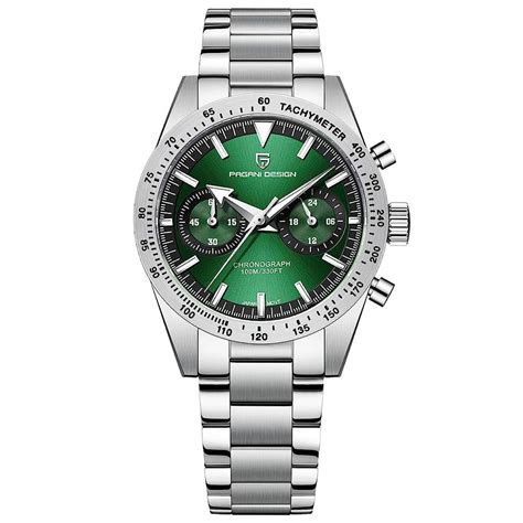 Pagani Design 1766 Homage Men's Chronograph Watches Stainless Steel 40 ...