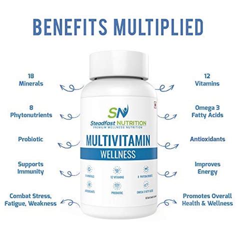 Steadfast Nutrition Fish Oil Wellness Omega 3 Fatty Acids Softgel ...