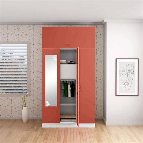 GODREJ INTERIO Slimline 3 Door M4 O2 Steel Almirah with Locker & Drawer ...