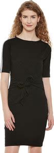 Miss Chase Women Bodycon Black Mini/Short Dress - Buy Miss Chase Women ...