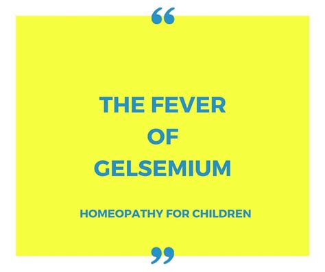 gelsemium homeopathic