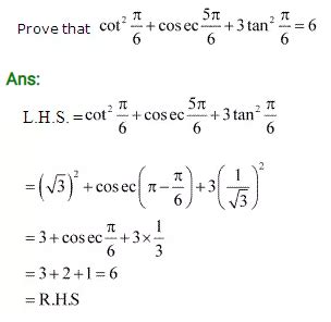 NCERT Maths Solutions Class 11th Chapter 3 Trigonometric Functions