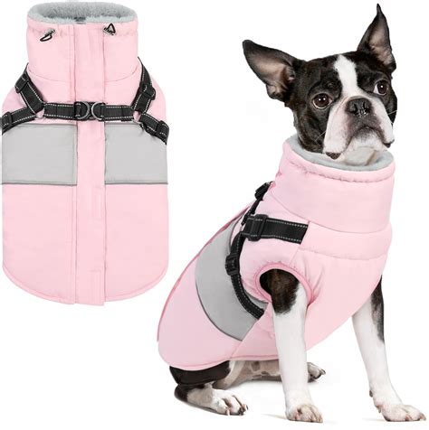 Amazon.com : SUNFURA Dog Winter Coat, Waterproof Dog Coat Jacket with ...