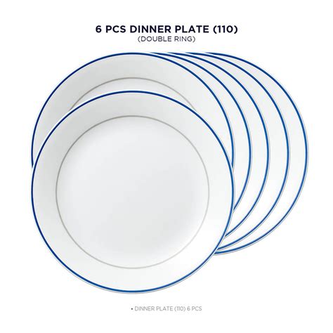 Corelle Livingware Double Ring 26 cm Dinner Plate Pack Of 6 – Corellebrands