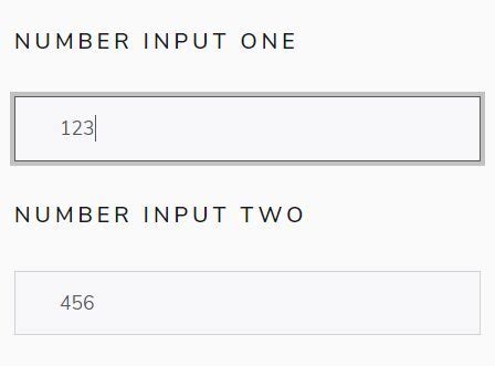 Input Number JavaScript 的图像结果