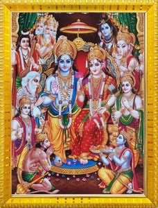 koshtak Koshtak Shri Ram Darbar/Ram Parivar Religious Frame Price in ...