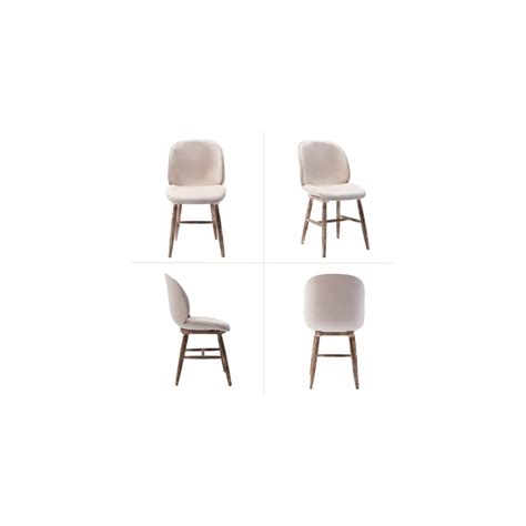 Buy HEAH-YO Mid Century Modern Dining Chairs, Upholstered Velvet ...