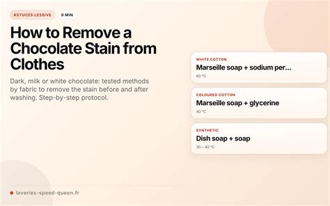 How to Remove a Chocolate Stain from Clothes | Speed Queen
