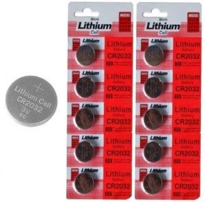 Divinext 10pc Micro Lithium Cell CR2032 Coin 3v Non Rechargeable ...