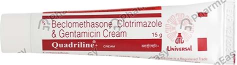 Quadriline Plus Tube Of 15gm Cream: Uses, Side Effects, Price & Dosage ...