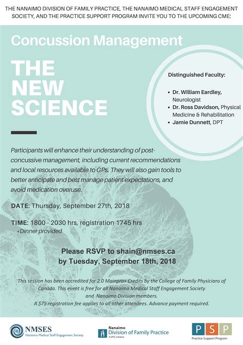 CME: Concussion Management | NMSES - Nanaimo Medical Staff Engagement ...