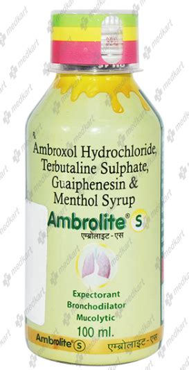AMBROLITE S SYRUP 100 ML, Price, Composition & Generic Alternatives ...
