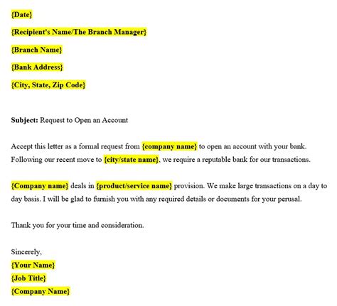 opening business bank account