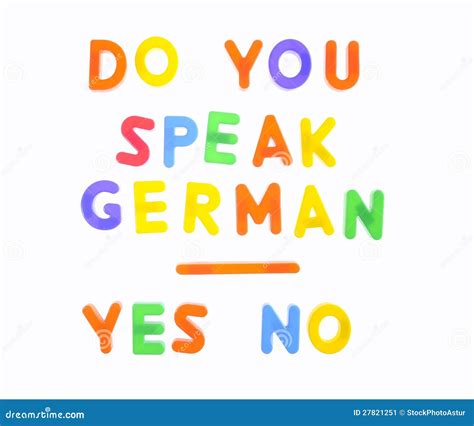 Do you speak german. stock image. Image of multilingual - 27821251