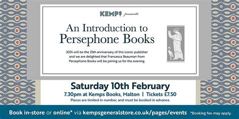 An Introduction to Persephone Books, 11 Market Place,Malton,YO17 7LP,GB ...