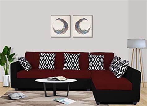 Adorn India Rio Decent L Shape 6 Seater Corner Sofa Set Left Side ...