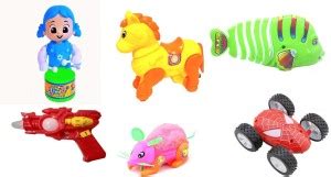 Wonder Star Combo Set of 6 Different Key Operated Toddler/ Baby/ Wind ...