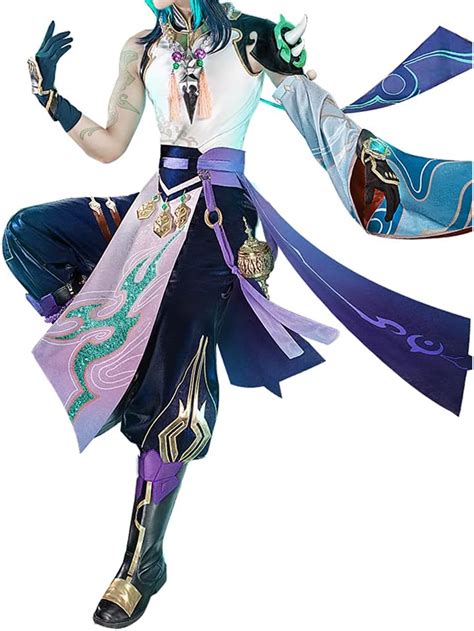 JPDONG Genshin Impact Cosplay Xiao Costume - India | Ubuy