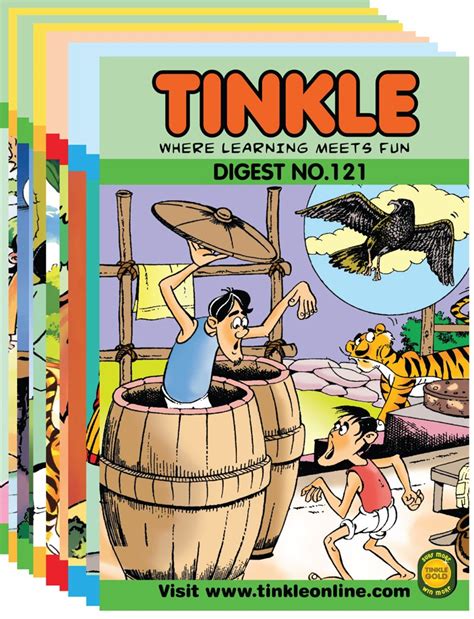 Buy Tinkle Digest 10 in 1 (Vol - 121, 122, 123, 124, 125, 126, 127, 128 ...
